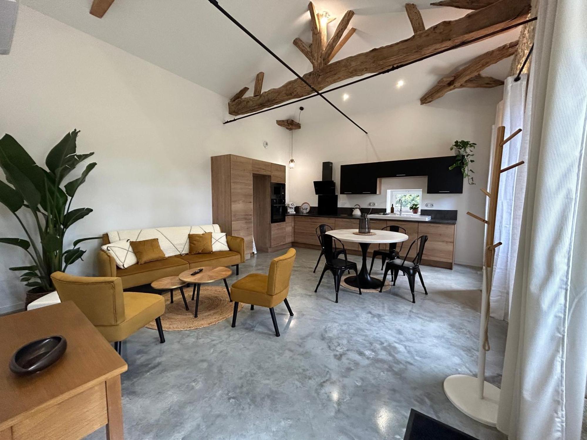 Maison De Vacances Gondrin Kamer foto